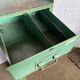Cabinet with 1 door and 1 industrial metal drawer, 1950