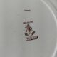 Louis XV model plate with chocolate decoration Clairefontaine Sanejouand & Graves