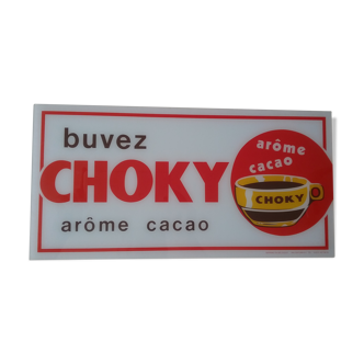 CHOKY advertising plate