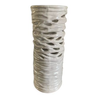 Vase en céramique blanc