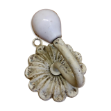 Coat hook white patina shabby chic