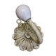 Patère patine blanc shabby chic