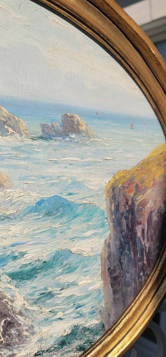 Peinture marine 19eme
