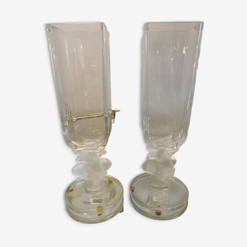 Paire de vases Lalique