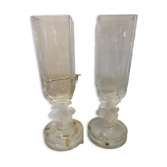Paire de vases Lalique