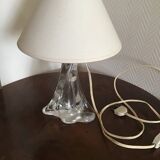Crystal foot bedside lamp