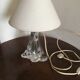 Crystal foot bedside lamp