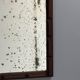 Antique tramp art folk art distressed mirror, Belgium ca 1900s