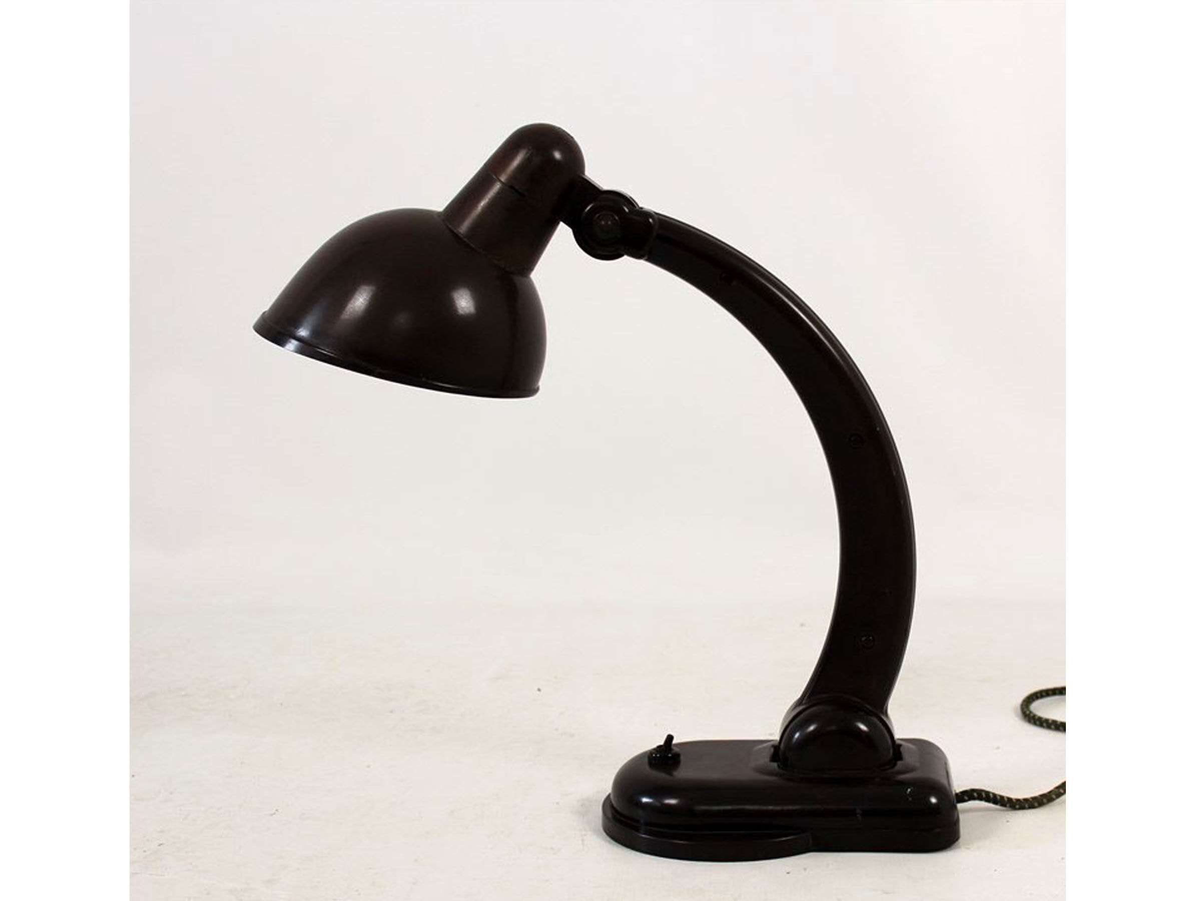 Sigma Bakelite Table Lamp by Christian Dell for Heinrich Römmler, 1930s