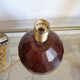 70's wooden ball lamp stands
