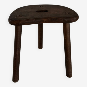 Tabouret de ferme tripode