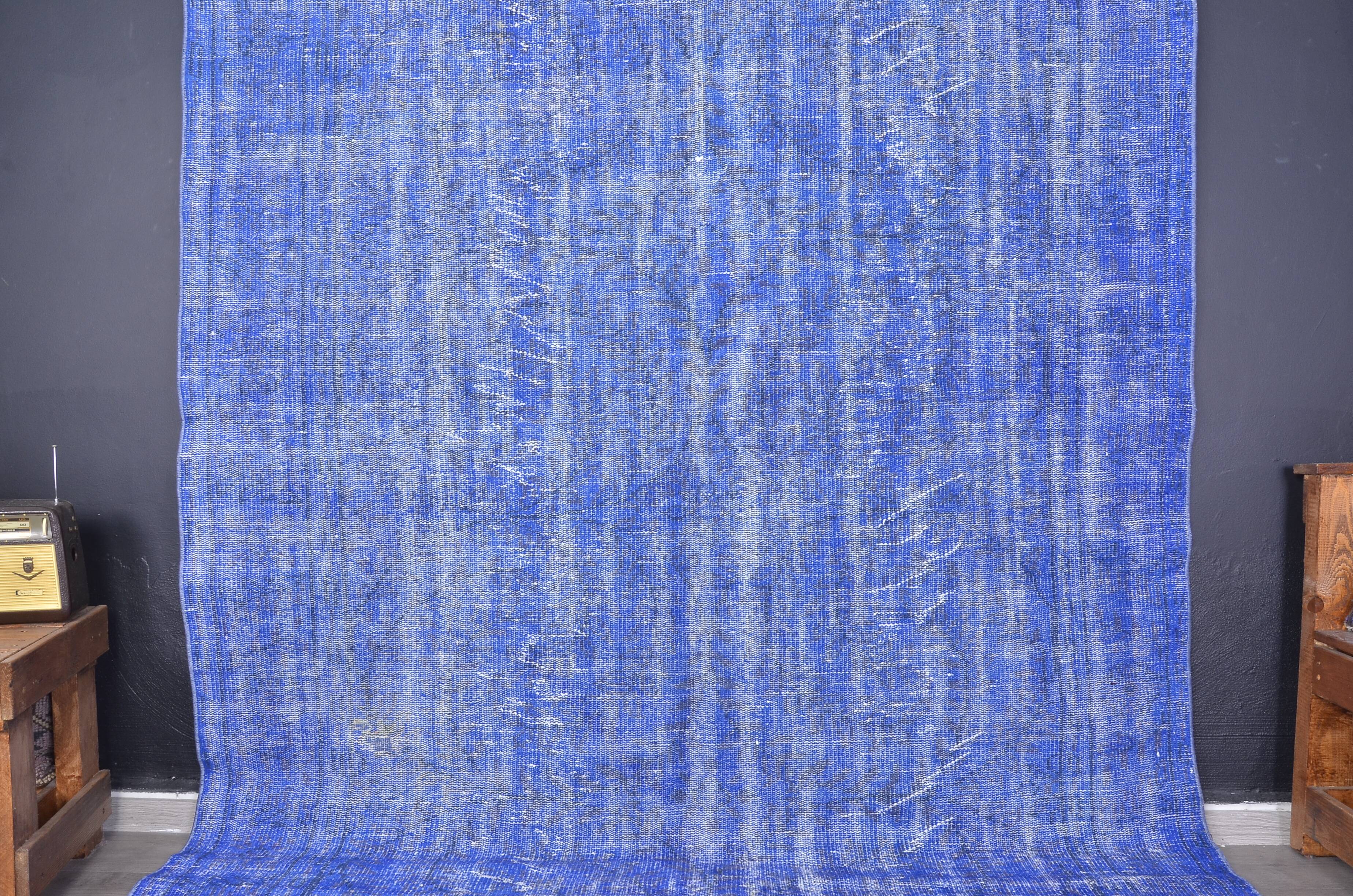 Blue Vintage Turkish Oushak Rug sku904