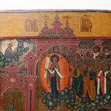 Russian Icon “Intercession of the Theotokos”, Russia ca. 1900