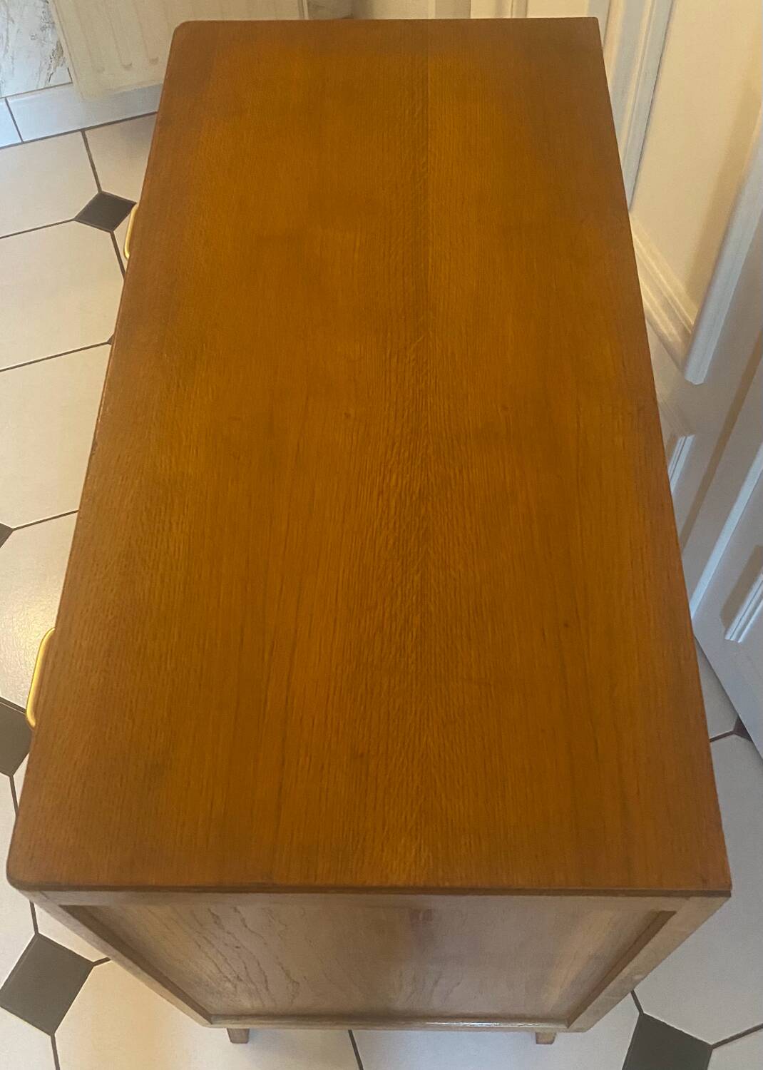 Commode vintage pieds compas