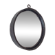 Brutalist antique mirror in wrought iron DLG Jean Touret