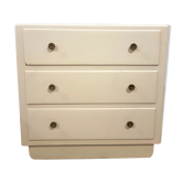 Nude beige vintage dresser wooden