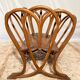 Art Nouveau sheet music or magazine holder, circa 1900, Thonet, turned beech wood