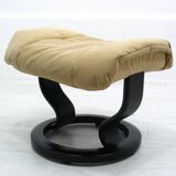 Upholstered  stool or ottoman, 1980s