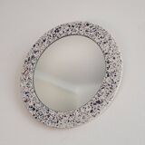 Round mirror 30cm in recycled shells