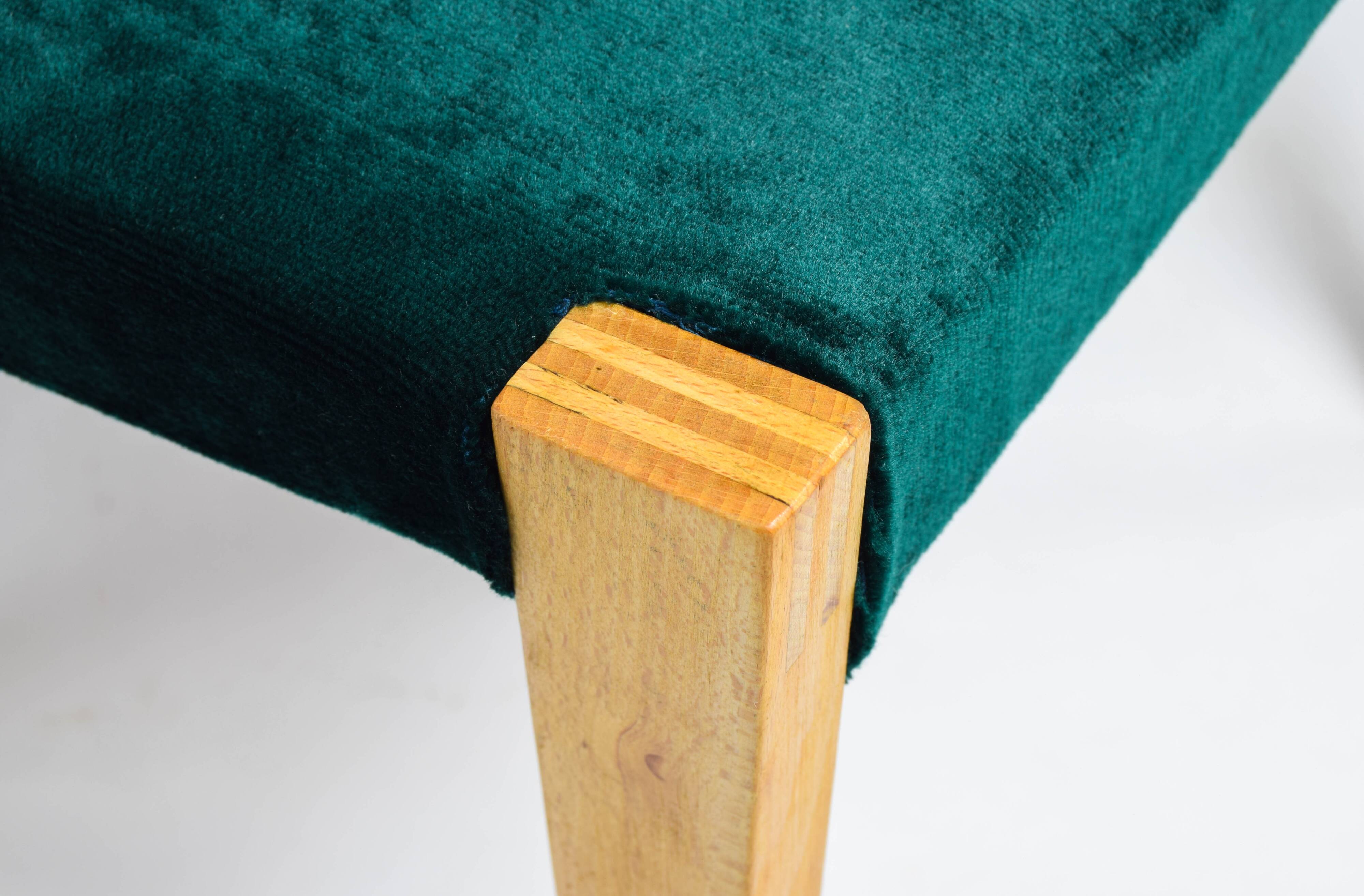 Set of Mid Century Scandinavian Modern in the manner of Cadovius Pia Chair 60s