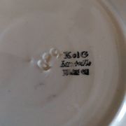 Old cups and saucers milk jug Badonviller