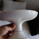 Footed compote in earthenware – Sarreguemines, Casino model