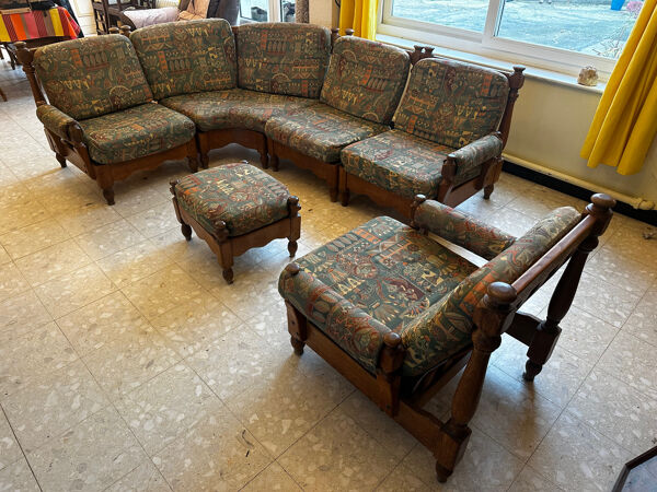 Salon modulable vintage années 50