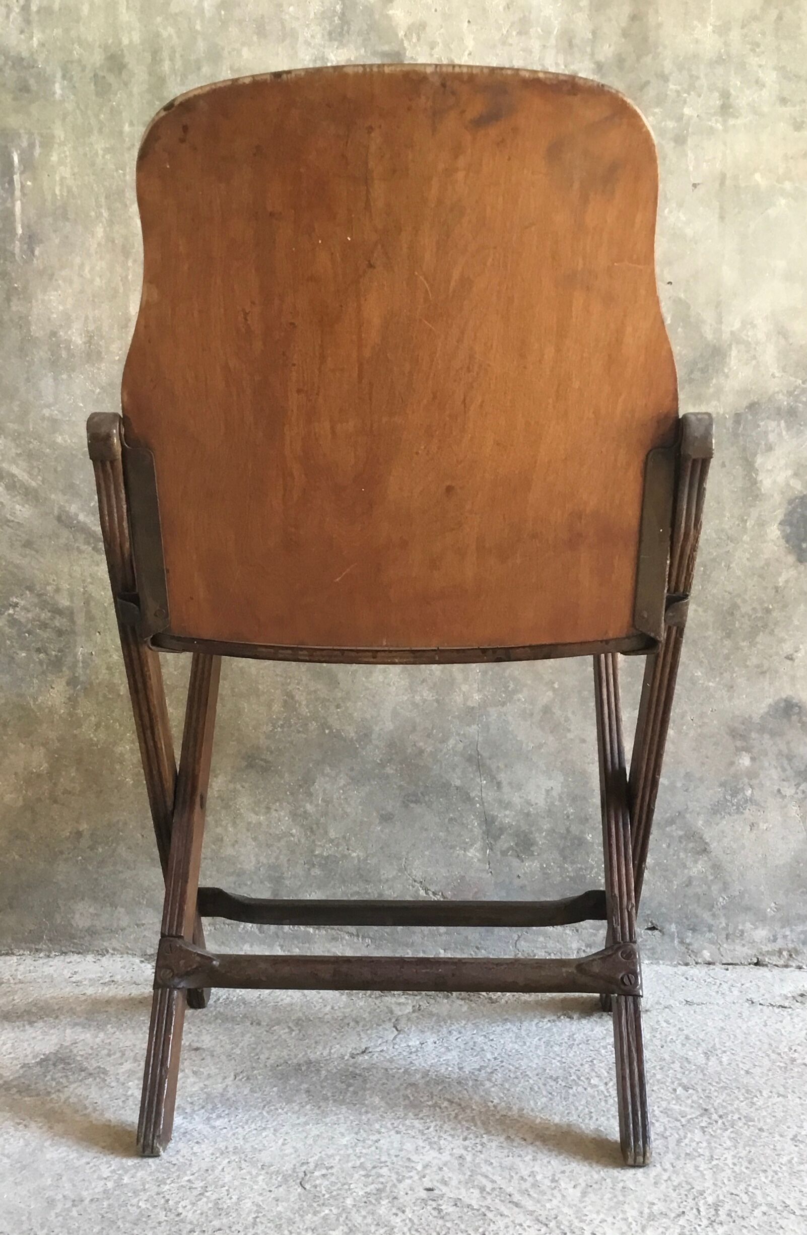 Pair of folding US chairs 2nd World War American Seating co Grand Rapids - 1940