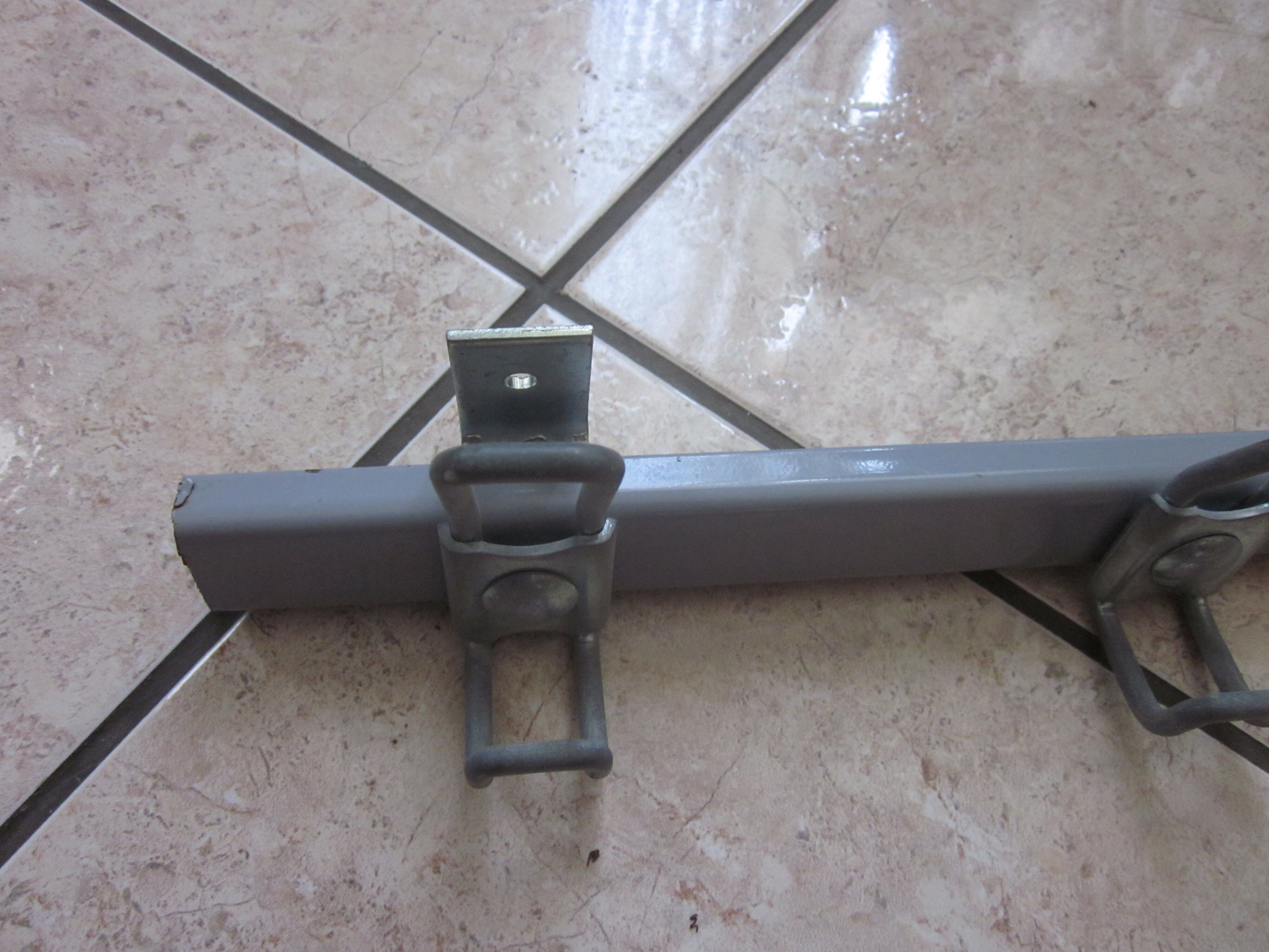 Metal school coat holder