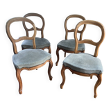 Set of 4 Louis-Philippe style chairs