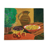 Peinture huile vintage