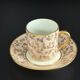 Set of 6 multicoloured moka cups in Limoges fine porcelain.