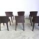 Hola 367 chairs by Hannes Wettstein for Cassina, 2006, set of 6