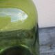 Dame jeanne avec anse vert bouteille