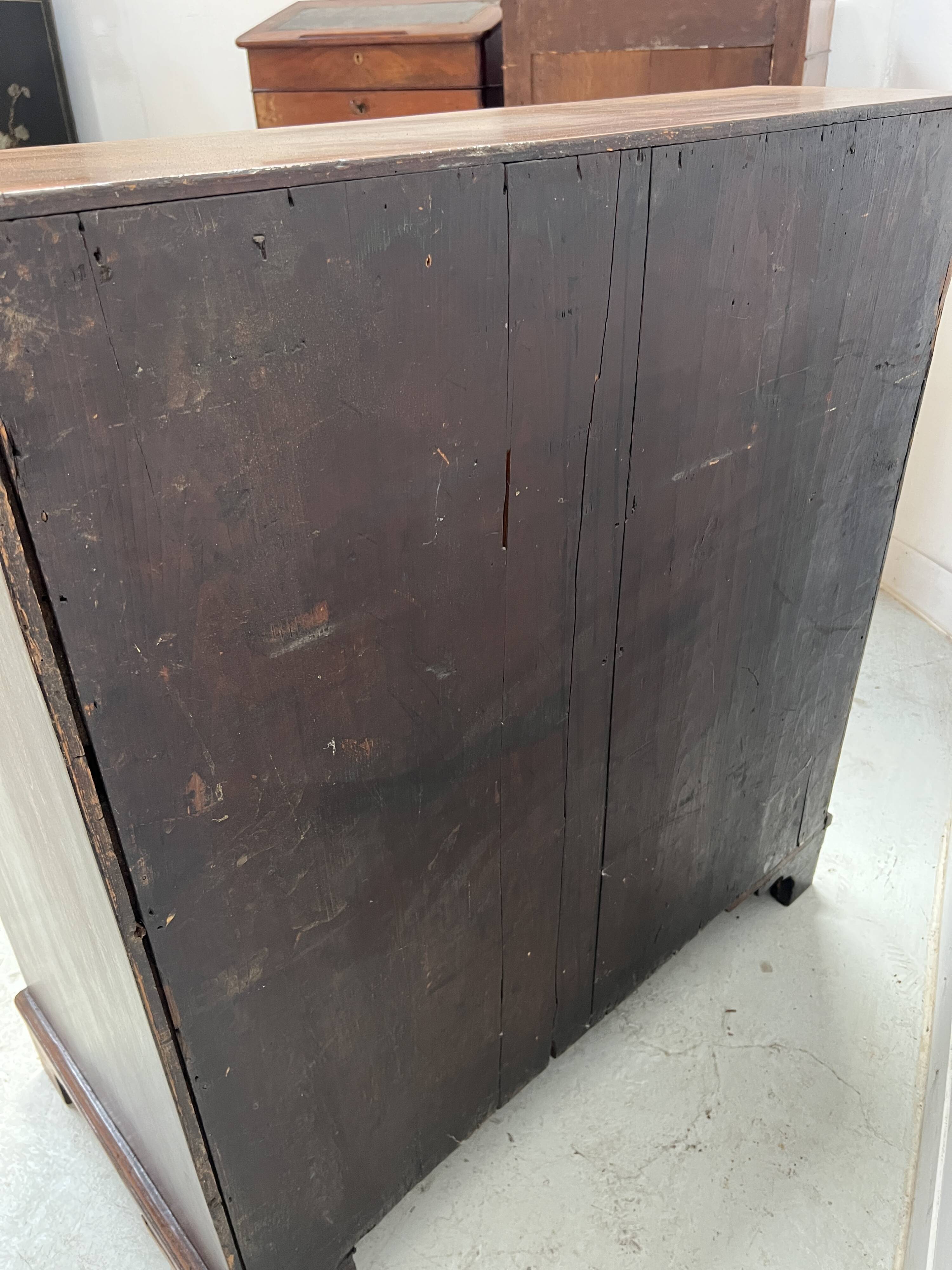 English style mahogany and veneer 19th century slope desk