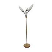 Italian brass and opaline lamppost 60s