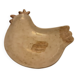 Empty enamelled ceramic pocket chicken