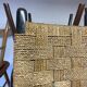 Suite 4 chaises vintage en bois, fabrication tchèque, 1950