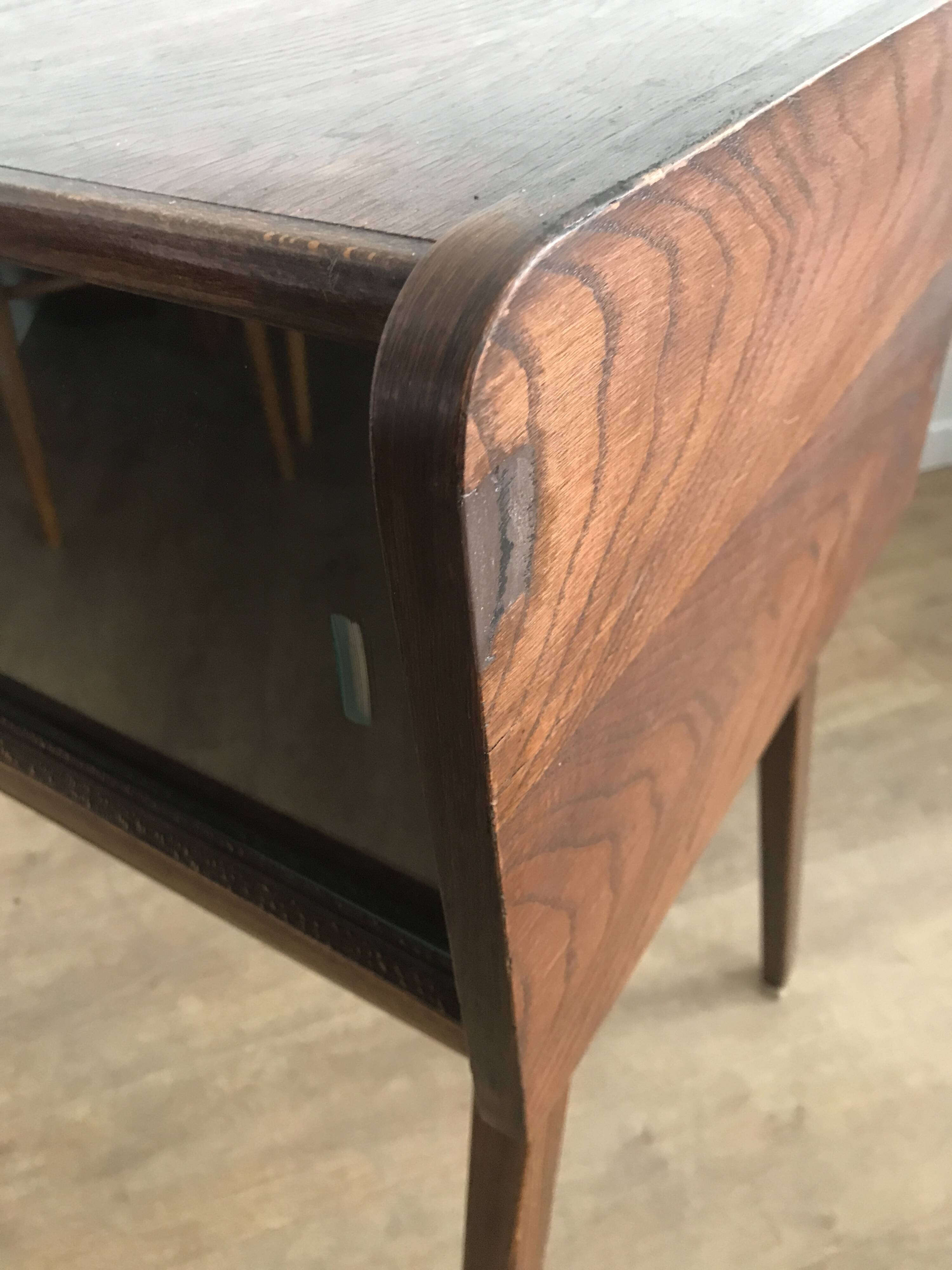 Glazed accent furniture