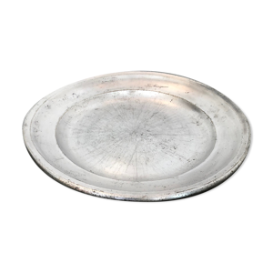 Plat de service en métal