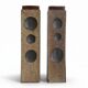 Retro ceramic vases, Jihokera, 1970s, set of 2
