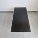 Vintage 1970 coffee table in bronze & glass with goat's foot legs 70s chic
