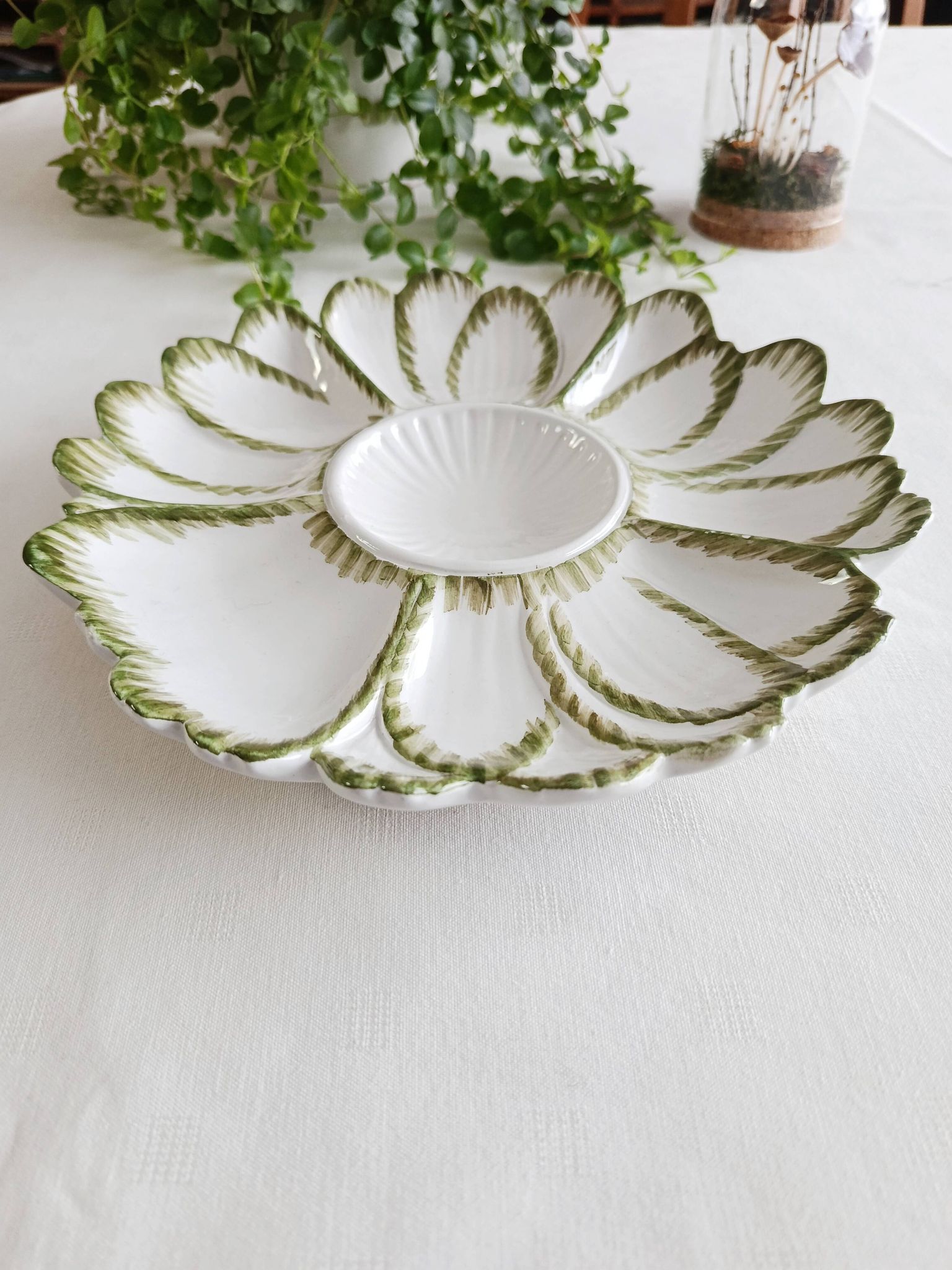 Assiette à artichaut en céramique italienne
