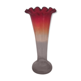 Glass art deco vase