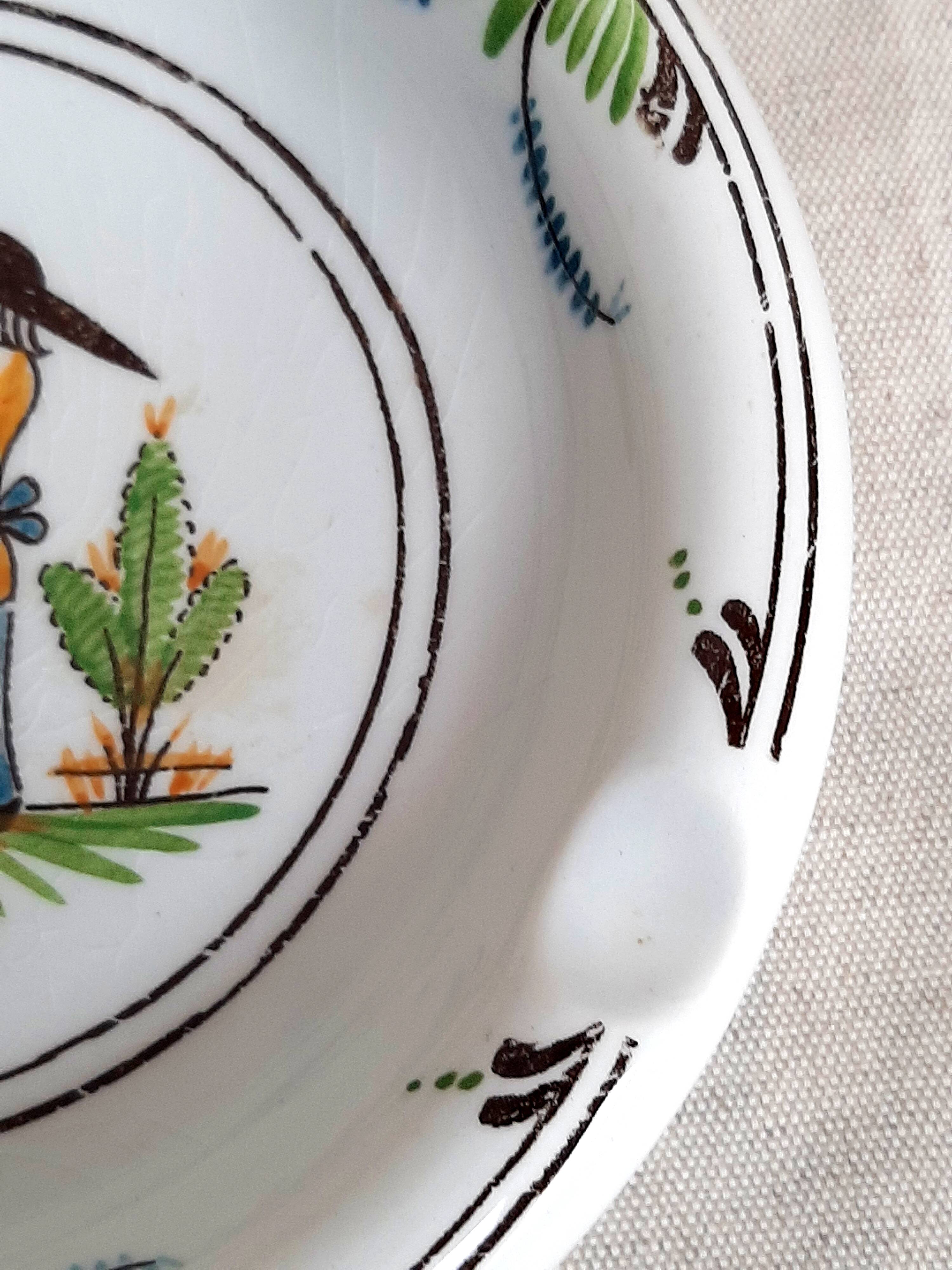 Ashtray in Gien Bicentennial of the French Revolution