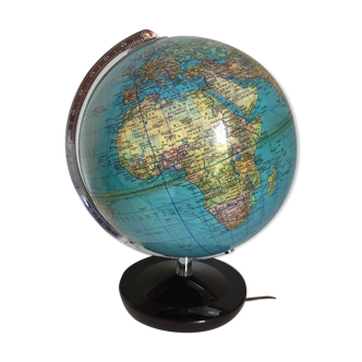 German Earth Globe Columbus 33cm vintage 1970