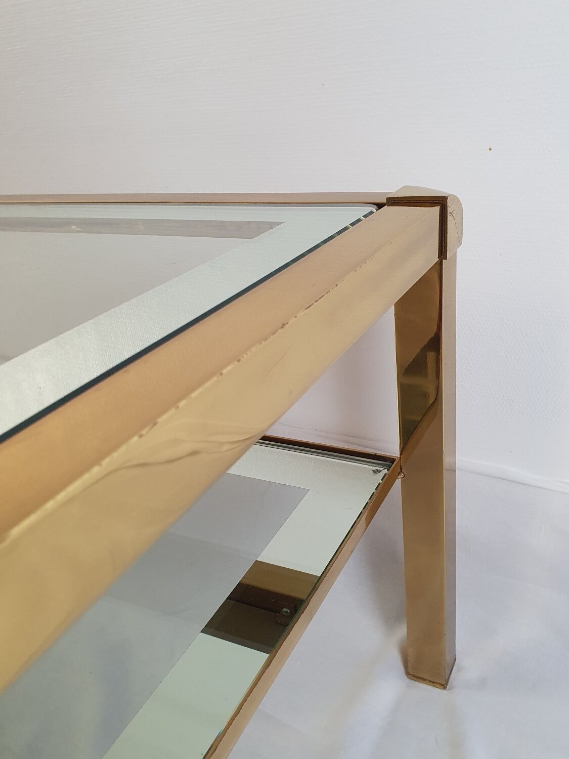 Mara coffee table double trays Italy