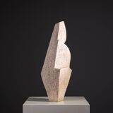 Large abstract monolithic sculpture