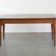 Elegant and subtle antique French dining table made of fruitwood