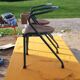 Pair of school chairs Mullca by Jacques Hitier